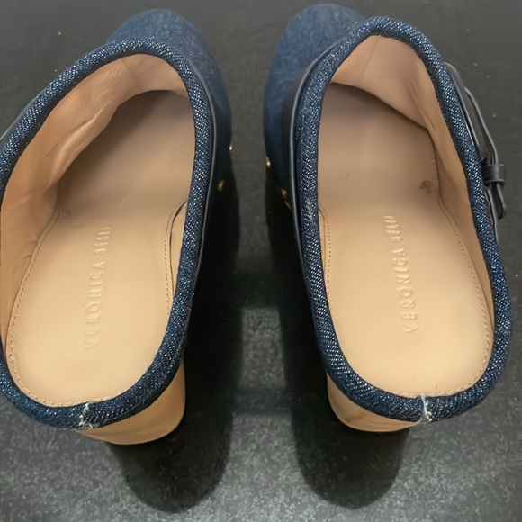 Veronica Beard Dacey denim clogs, size 6 - Picture 5 of 5